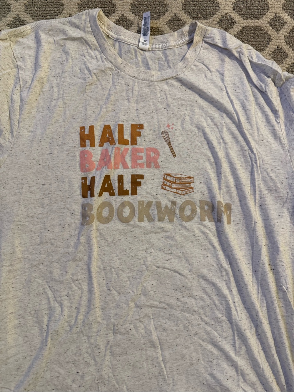 Half Baker Half Bookworm Graphic Tee
